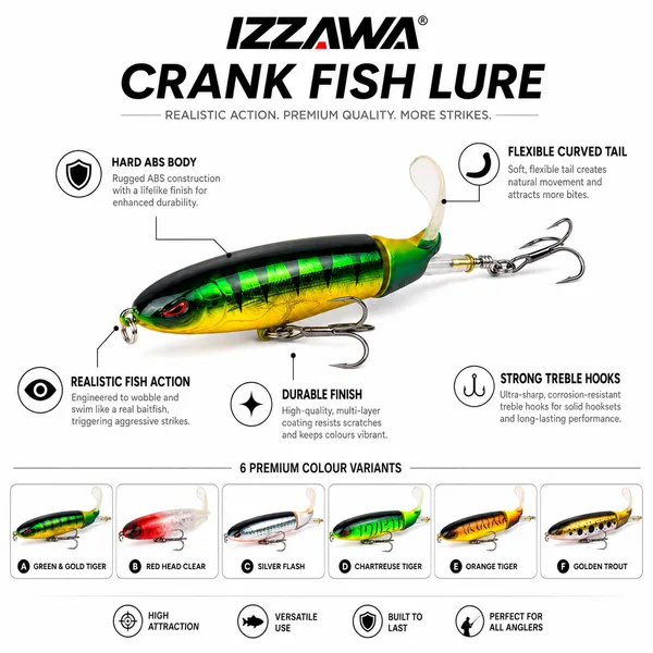 IZZAWA_Pencil_Propeller_Lure_-_Golden_Trout_|_Pack_of_1