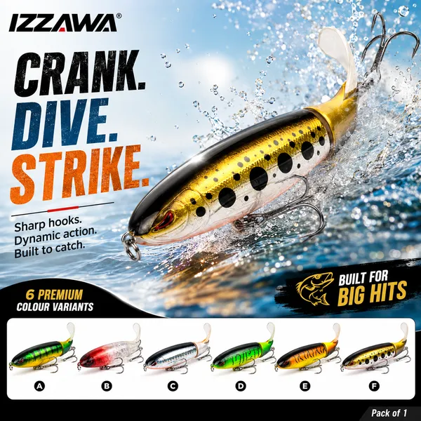 IZZAWA_Pencil_Propeller_Lure_-_Golden_Trout_|_Pack_of_1