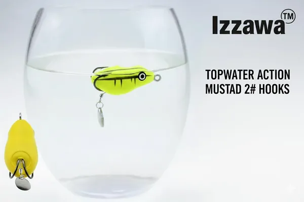 IZZAWA_Morizo_Frog_Lure_4.5cm_8.5g_–_Snakehead_Murrel_Topwater_Bait