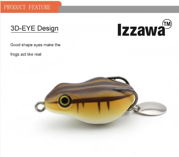 IZZAWA_Morizo_Frog_Lure_4.5cm_8.5g_–_Snakehead_Murrel_Topwater_Bait