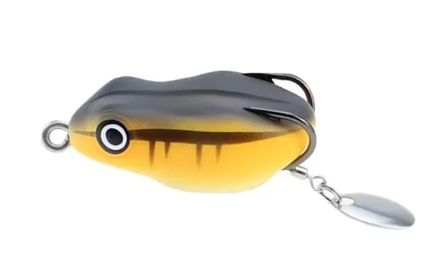 IZZAWA_Frog_Lure_Brown_Yellow_4.5cm_8.5g_–_Snakehead_Murrel_Bass