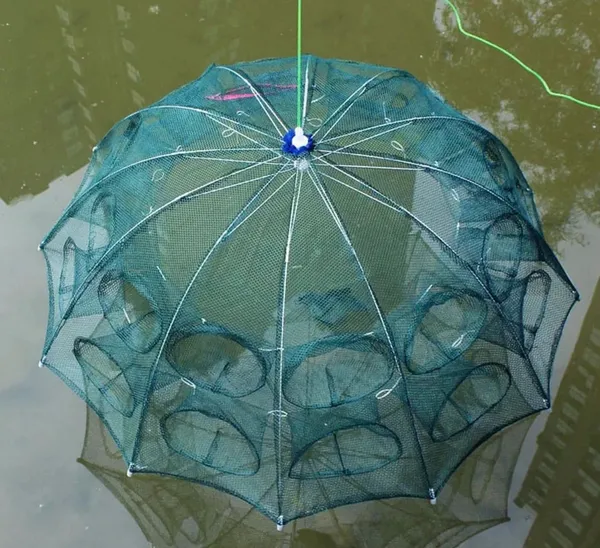 IZAWA_Foldable_Umbrella_Net_Crab,_Shrimp_&_Fish_Trap_–_8_Hole_Fishing_Trap_for_River_&_Pond_Fishing_in_India