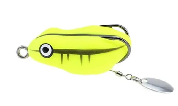 IZZAWA_Frog_Lure_Yellow_4.5cm_8.5g_–_Snakehead_Murrel_Topwater_Bait