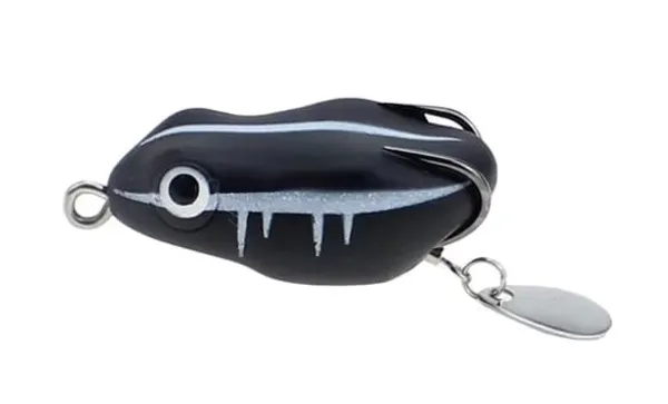 IZZAWA_Frog_Lure_Black_White_4.5cm_8.5g_–_Snakehead_Murrel_Bass