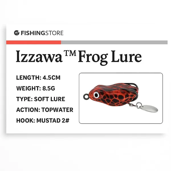 IZZAWA_Frog_Lure_Red_Black_4.5cm_8.5g_–_Snakehead_Murrel_Bass_Topwater