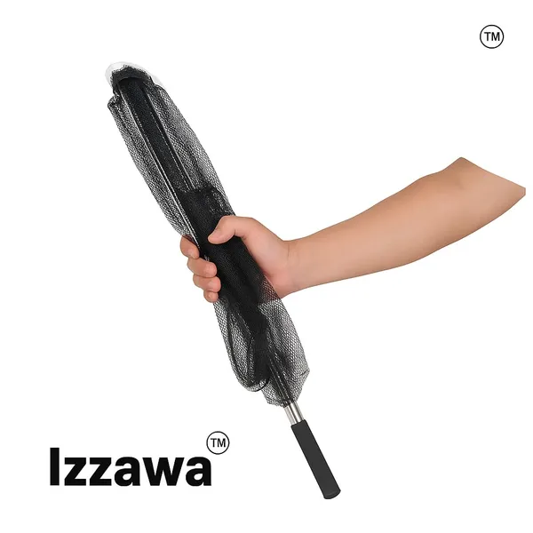 IZZAWA_Stainless_Telescopic_Landing_Net_1.9m_–_Folding_Fishing_Net_India