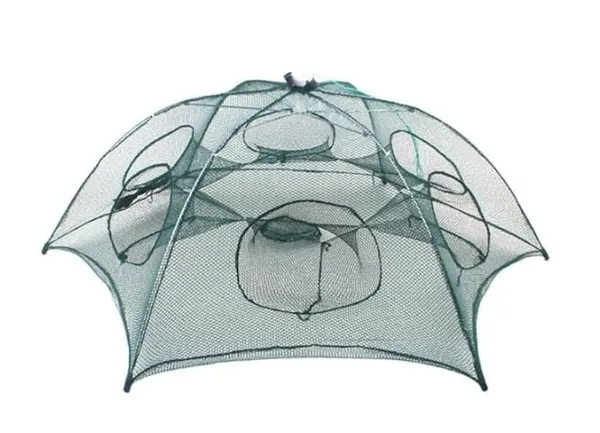 IZAWA_Foldable_Umbrella_Net_Crab,_Shrimp_&_Fish_Trap_–_6_Hole_Fishing_Trap_for_River_&_Pond_Fishing_in_India