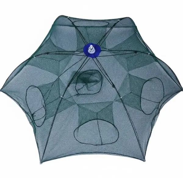 IZAWA_Foldable_Umbrella_Net_Crab,_Shrimp_&_Fish_Trap_–_6_Hole_Fishing_Trap_for_River_&_Pond_Fishing_in_India