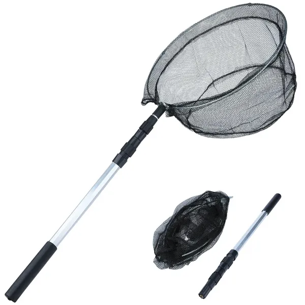 buy fishing net online india IZZAWA Telescopic Landing Net 1.9m – Folding Fishing Net India