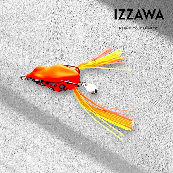 IZZAWA_Frog_Lure_Orange_Dragon_5cm_12g_–_Snakehead_Murrel_Topwater