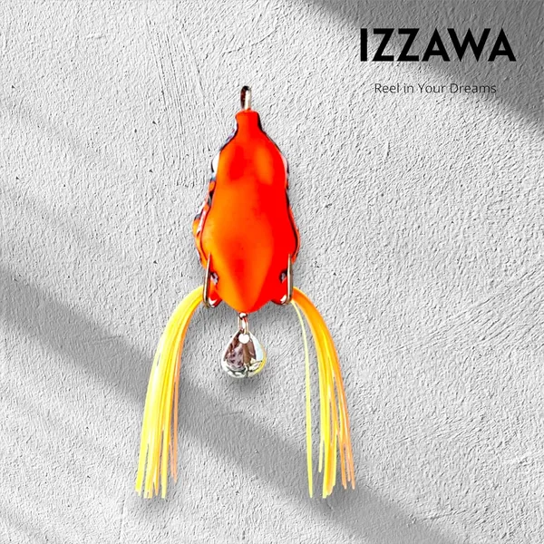 IZZAWA_Frog_Lure_Orange_Dragon_5cm_12g_–_Snakehead_Murrel_Topwater