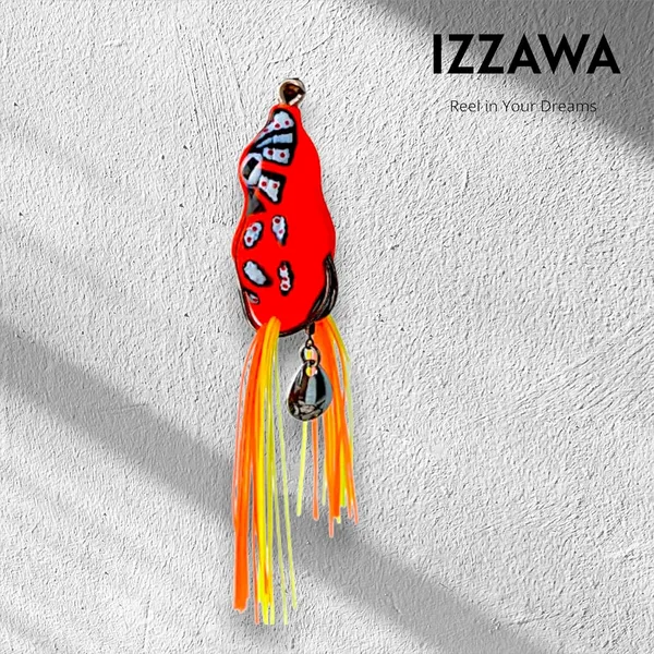 IZZAWA_Frog_Lure_Orange_Dragon_5cm_12g_–_Snakehead_Murrel_Topwater