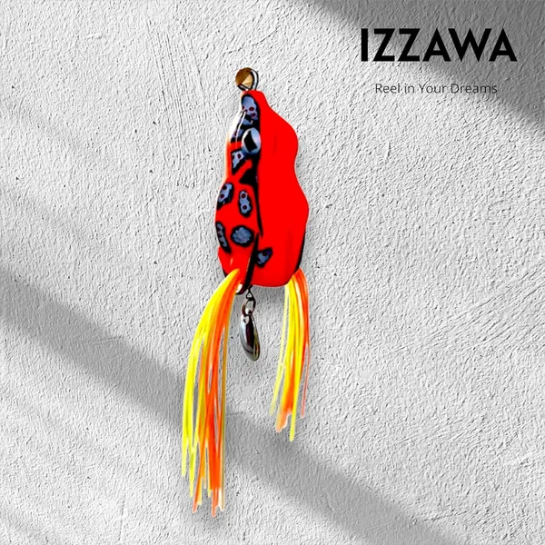 IZZAWA_Frog_Lure_Orange_Dragon_5cm_12g_–_Snakehead_Murrel_Topwater