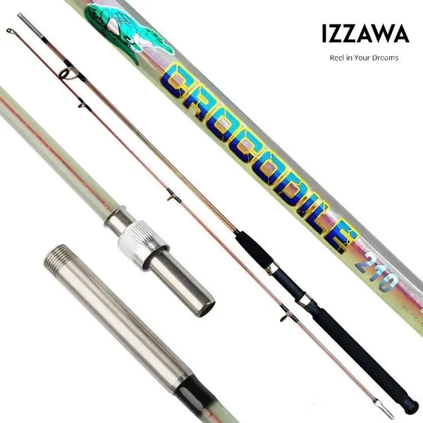 IZZAWA_Spinning_Rod_7ft_Transparent_Fiberglass_–_Freshwater_Saltwater_India