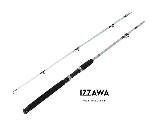 IZZAWA_Spinning_Rod_7ft_Transparent_Fiberglass_–_Freshwater_Saltwater_India