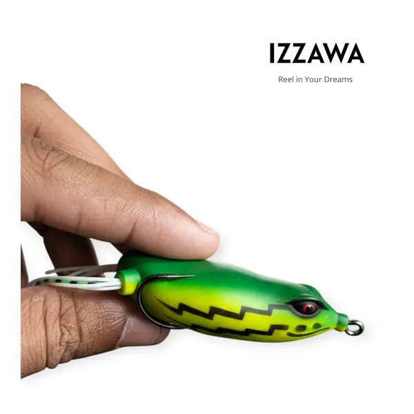IZZAWA_Frog_Lure_Green_Zebra_5cm_12g_–_Snakehead_Murrel_Bass_Topwater
