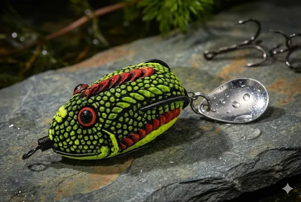 IZZAWA_Handmade__3D_Frog_Lure_3.2cm_Multicolour_–_Snakehead_Murrel_Floating