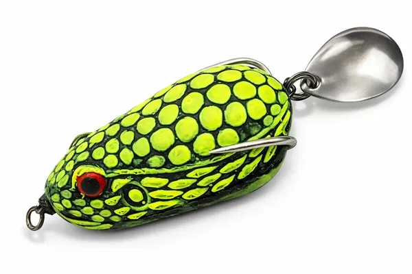 IZZAWA_Handmade__3D_Frog_Lure_3.2cm_Green_Spooter_–_Snakehead_Murrel_Floating