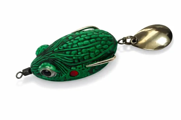 IZZAWA_Handmade__3D_Frog_Lure_3.2cm_Green_–_Snakehead_Murrel_Floating_Bait