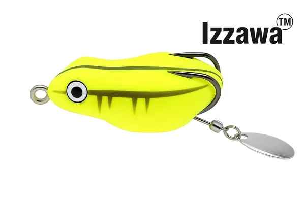 IZZAWA_Frog_Lure_2pc_Light_Green_Red_4.5cm_8.5g_–_Snakehead_Murrel