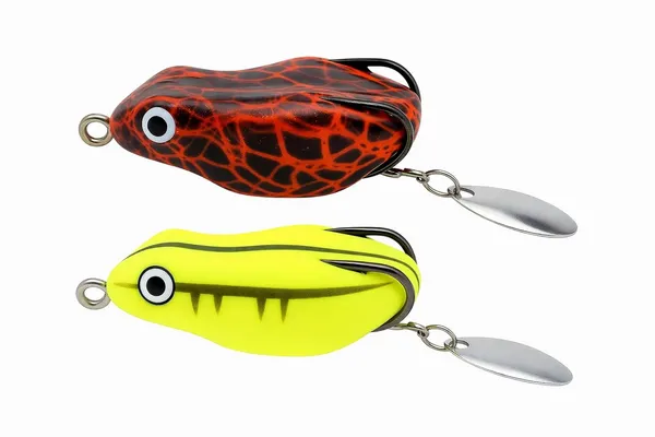 IZZAWA_Frog_Lure_2pc_Light_Green_Red_4.5cm_8.5g_–_Snakehead_Murrel