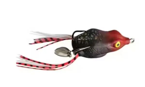 IZZAWA_Frog_Lure_2pc_Red_Eye_Black_5cm_12g_–_Snakehead_Murrel