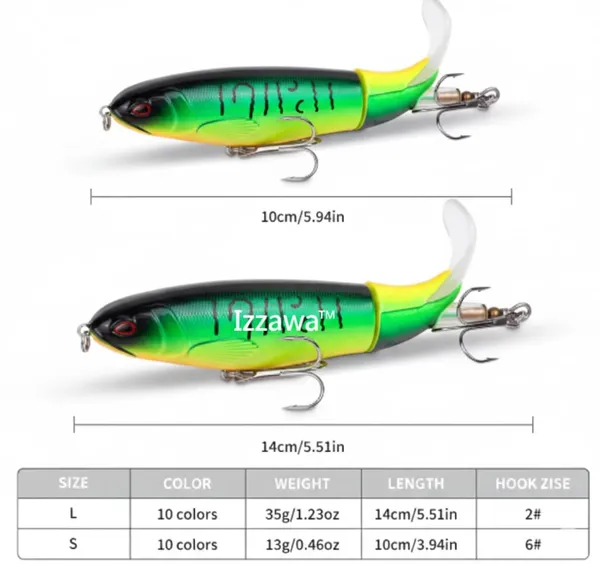 IZZAWA_Topwater_Whopper_Crankbait_–_Snakehead_Bass_Barramundi_India_Pack_of__1
