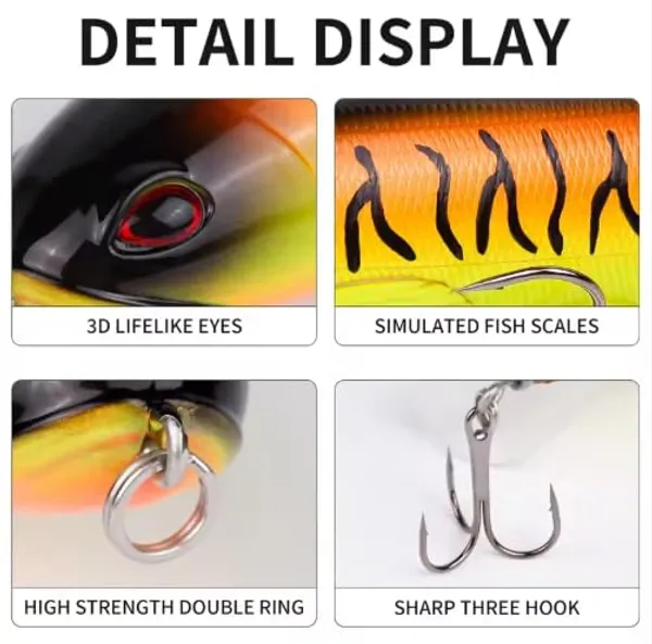 IZZAWA_Topwater_Whopper_Crankbait_–_Snakehead_Bass_Barramundi_India_Pack_of__1