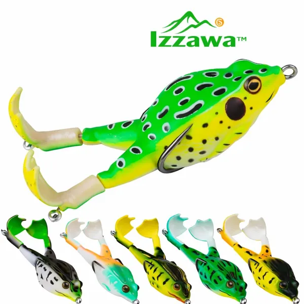 IZZAWA_Swim_Frog_Lure_9.5cm_13.5g_–_Snakehead_Murrel_Bass_Surface