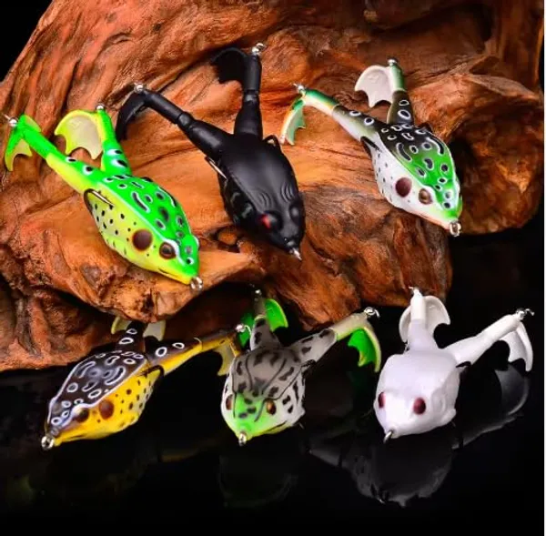 IZZAWA_Swim_Frog_Lure_9.5cm_13.5g_–_Snakehead_Murrel_Bass_Surface