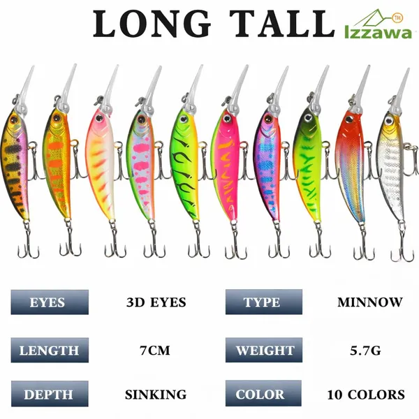 IZZAWA_Minnow_Crankbait_7cm_6g_–_Snakehead_Bass_Barramundi_Hard_Lure