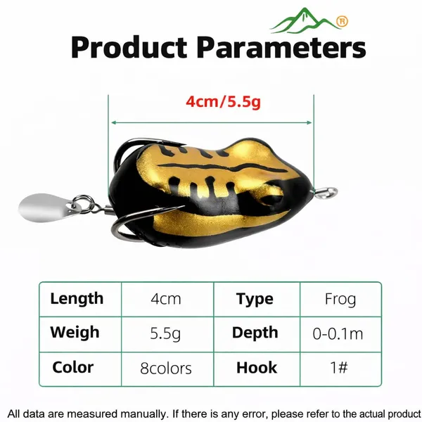 IZZAWA_Ripper_Frog_Lure_4cm_5.5g_–_Snakehead_Murrel_Popper_Bait