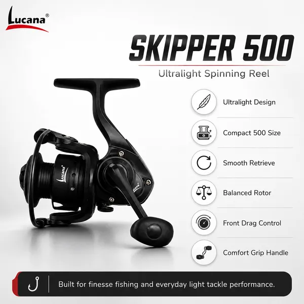 Lucana_Skipper_500_Ultralight_Spinning_Reel