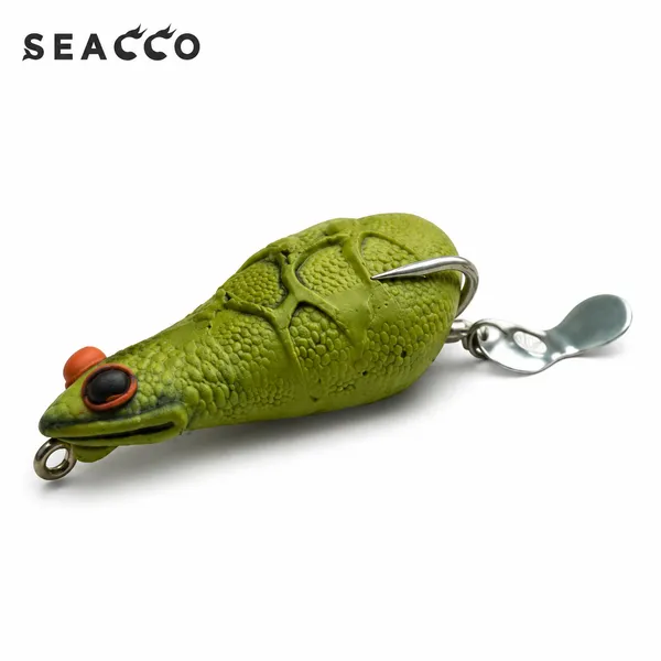 SEACCO_Sahara_Handmade_Frog_Lure_5cm_8g_-_Olive_Green_|_Pack_of_1