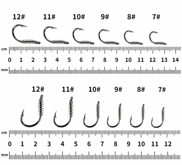Izzawa_Pack_of_5_Spring_Barbed_Swivel_Carp_Fishing_Hooks,_High_Carbon_Steel,_Size_12#,_for_Grouper,_Snapper,_Nutter_etc