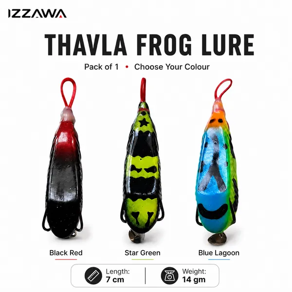 IZZAWA_Thavala_Frog_Lure_7cm_14g_-_Ocean_Rainbow_|_Pack_of_1