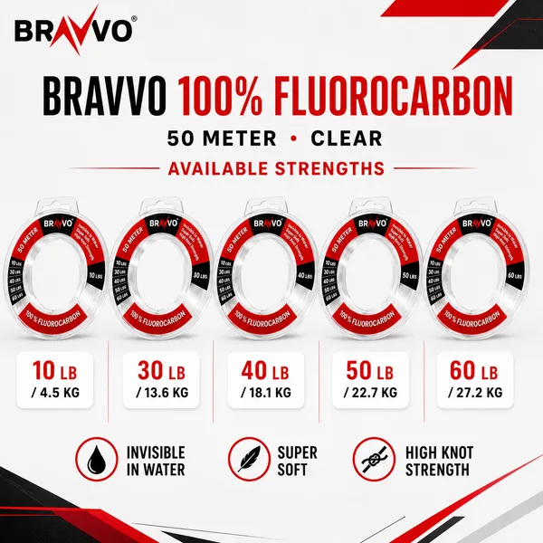 Bravvo_100%_Fluorocarbon_Fishing_Line_50_Meter