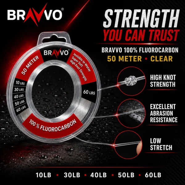 Bravvo_100%_Fluorocarbon_Fishing_Line_50_Meter