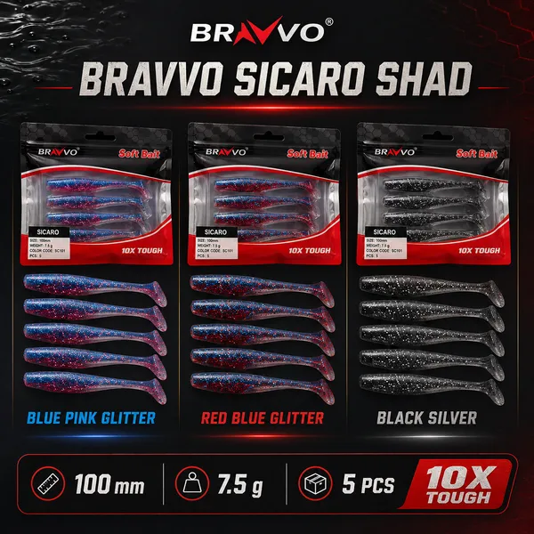 Bravvo_Sicaro_Shad_100mm_7.5g_-_Blue_Pink_Glitter_-_Single_Piece