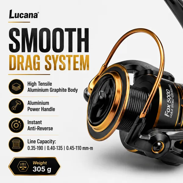 Lucana_Fox_5000_Spinning_Reel_–_6kg_Drag_Fishing_Reel_India