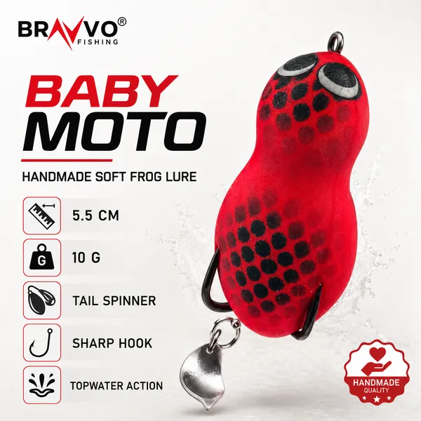 Bravvo_Baby_Moto_Handmade_Soft_Frog_Lure_5.5_cm_10_g_Topwater_Spinner_Bait