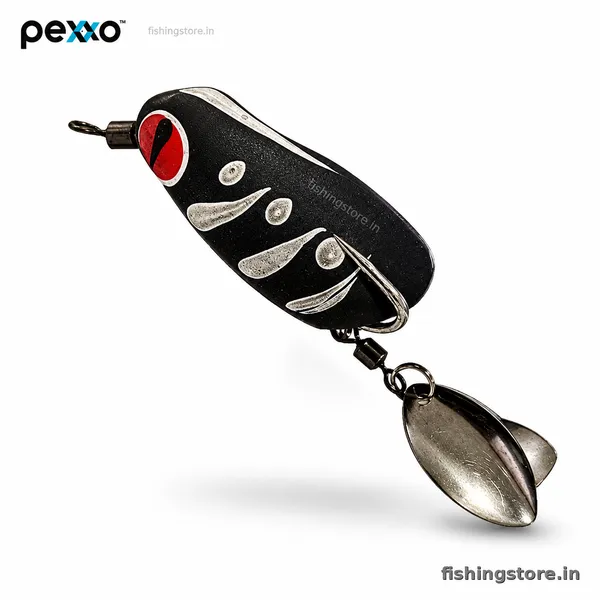 Pexxo_Laser_Hand_Made_Soft_Frog_Lure_4cm_7-8g_Compact_Weedless_Frog_Bait_for_Bass_&_Snakehead