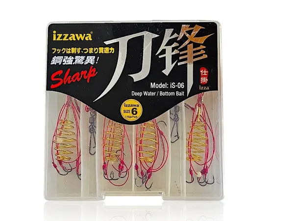 IZZAWA_Spring_Feeder_Hook_–_Carp_Rohu_Catla_Bottom_Fishing_India