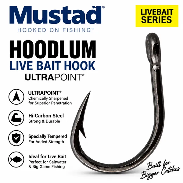Mustad_Hoodlum_Live_Bait_Hook_UltraPoint_Pack_|_4X_Strong