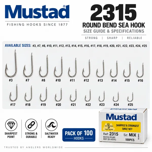 Mustad_2315_Round_Bend_Sea_Single_Hooks_|_Pack_of_100