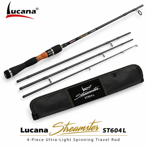 Lucana_Streamster_ST604L_4-Piece_Ultra-Light_Spinning_Travel_Rod_—_Black_/_Wood_Accent