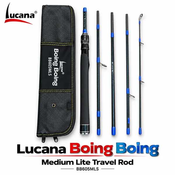 Lucana_Boing_Boing_BB605MLS_Medium_Lite_Spinning_Travel_Rod_—_Black_/_Blue
