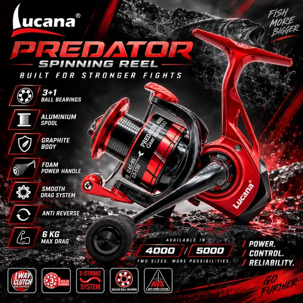 Lucana_Predator_4000_/_5000_Spinning_Reel
