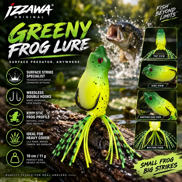 Izzawa_Greeny_Frog_Lure_10cm_11g_—_Greeny