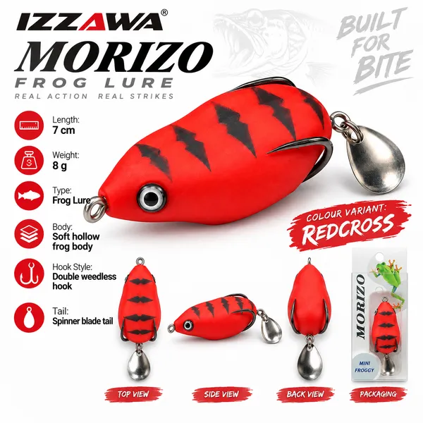 Izzawa_Morizo_Redcross_Frog_Lure_7cm_8g_—_Redcross